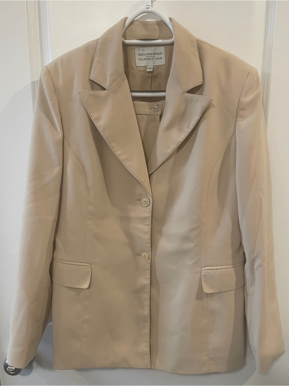Brooks Brothers Tan Women's Suit. Blazer size 10, skirt size 12